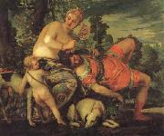 VERONESE (Paolo Caliari) Venus and Adonis china oil painting reproduction